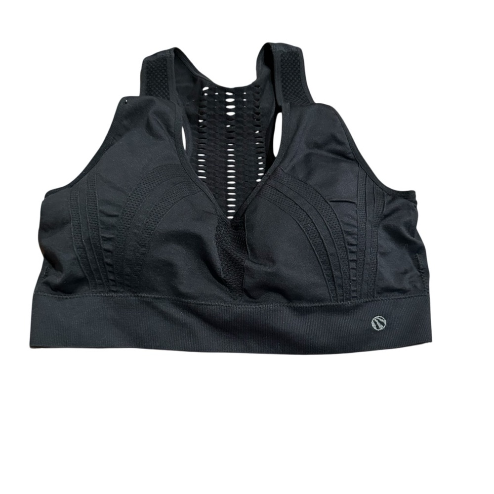 Marika Sport Women's Black Sports Bra Size M 34C/36B